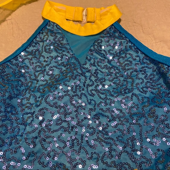 Weismann Girls Dance Costume with separate TuTu - Picture 3 of 7